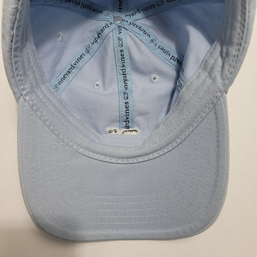 Vineyard Vines Blue Baseball Cap Classic Six-Panel Design - Picture 6 of 8